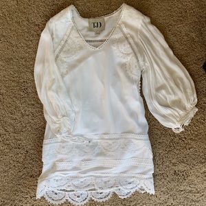 The Jetset Diaries White Lace Dress